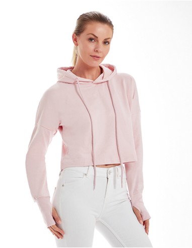 M-M140-Cropped Hoodie